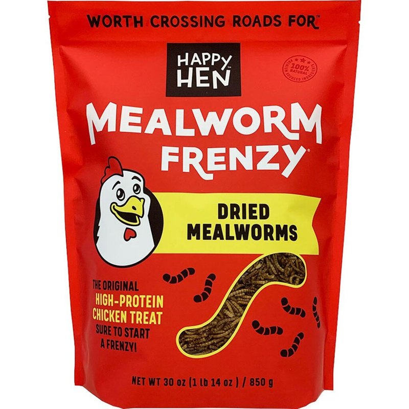 Happy Hen Treats Mealworm Frenzy, 30-Ounce