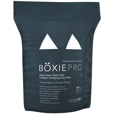 Boxie® Probiotic 40 Day Natural Odor Control Cat Litter, 16lb Clumping Clay Kitty Litter