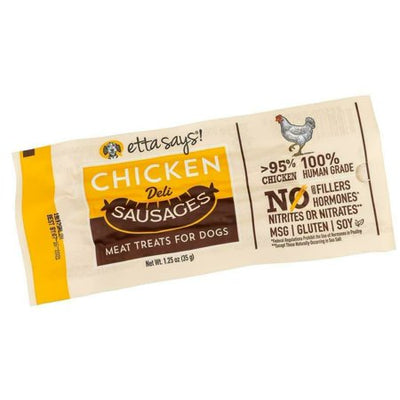 Etta Says! Chicken Sausage Link Dog Treat, 1.25 oz
