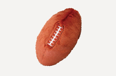 Fluff and Tuff Football Ultra-Plush Dog Toy (Approx 8 Inch)