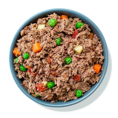 A Pup Above, Gently Cooked Grain Free Texas Beef Stew W/Bone Broth Frozen Dog Food, 112 Ounce