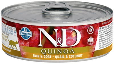 Farmina N&D Quinoa Skin & Coat Quail Wet Cat Food, 2.8 oz