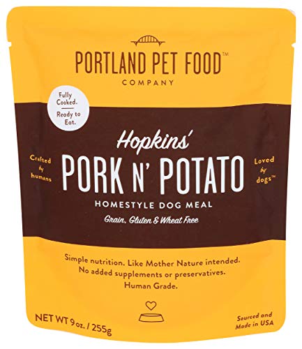Portland Pet Food Company Hopkins' Pork N Potato Homestyle Wet Dog Food, 9 oz Pouch