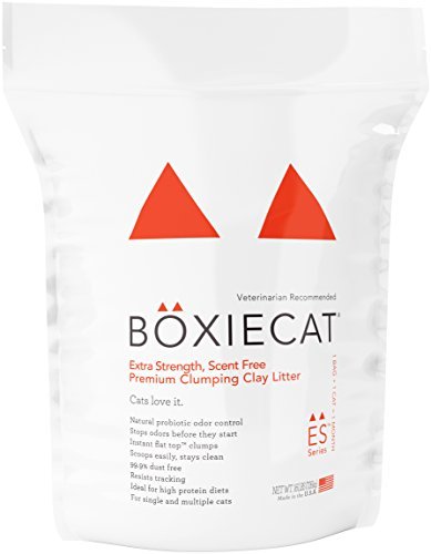 Boxie® Extra Strength 35 Day Natural Odor Control Cat Litter, 16lb Clumping Clay Kitty Litter