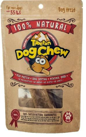 Tibetan Dog Chew Yak Cheese Sticks (1 Large Chew) - Natural, Handmade Large Dog Treats, Long-Lasting, Easy Digest, Ideal for Aggressive Chewers, Supports Oral Health, Grain and Gluten Free