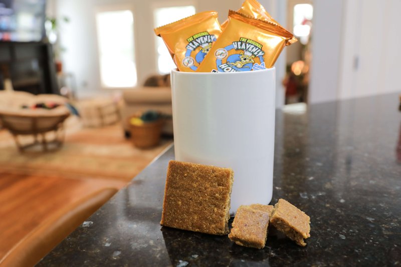 Heavenly Hounds Peanut Butter Chews - Anxiety Relief for Dogs - Natural Ingredients - No Hemp Calming Treats, 2 Oz