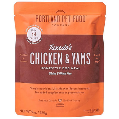 Portland Pet Food Company Tuxedo's Chicken & Yams Dog Meal, 9 OZ