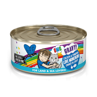 Weruva BFF OMG Gravy Chicken & Pumpkin Love Munchkin Wet Cat Food