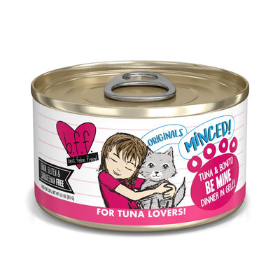 Best Feline Friend Tuna & Bonito Be Mine, (pack of 8, 5.5oz cans)