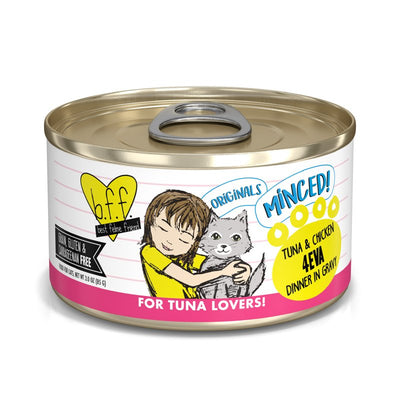 Best Feline Friend Canned Cat Food, Tuna and Chicken 4Eva Recipe (5.5 oz)