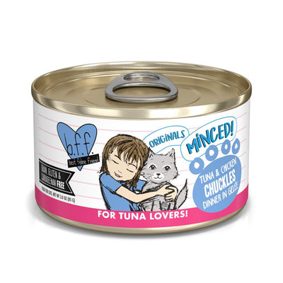 Best Feline Friend Cat Food, Tuna & Chicken Chuckles Recipe, 5.5-Ounce Cans (Pack of 16)