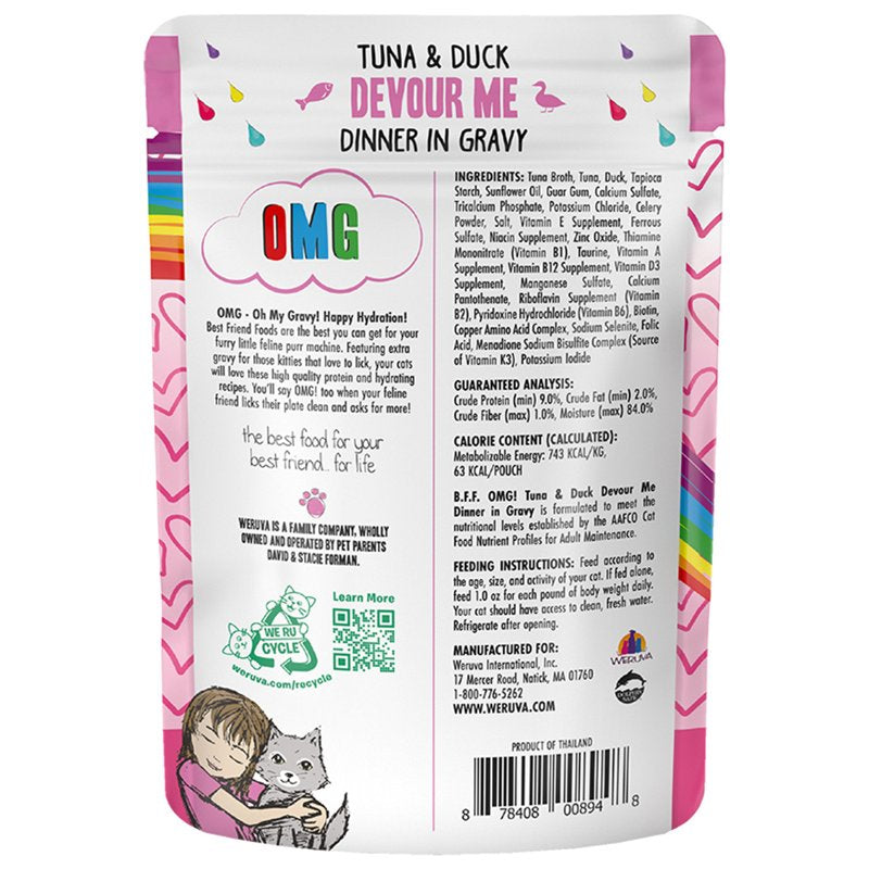 BFF Tuna & Duck Devour Me 3 oz. Pouch