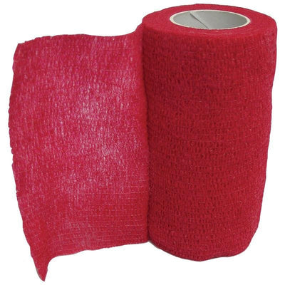 Animal Supplies International 079074 ional Wrap-It-Up Flexible Bandage, 4" X 5 Yd, Red