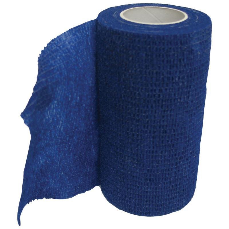 Animal Supplies International 079071 ional Wrap-It-Up Flexible Bandage, 4" X 5 Yd, Blue