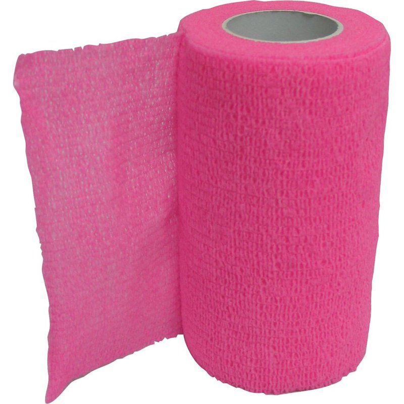 Animal Supplies International Wrap-It-Up Flexible Bandage, 4" x 5 yd, Hot Pink