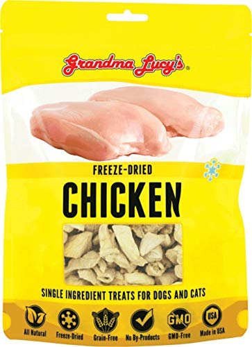 Grandma Lucy's - Singles Chicken Pet Treats - 3.5Oz, yellow, 4 Ounce (Pack of 1)