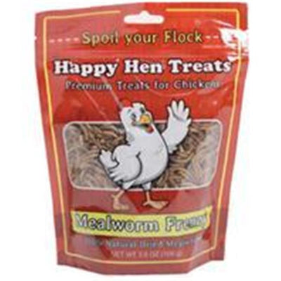 Happy Hen Treats Mealworm Frenzy Dried Mealworms for Chickens, 3.5 oz