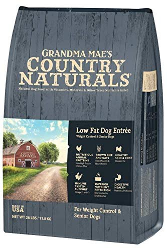 Grandma Mae's Country Naturals Grain Inclusive Dry Dog Food 14 LB Low Fat Chicken & Brown Rice