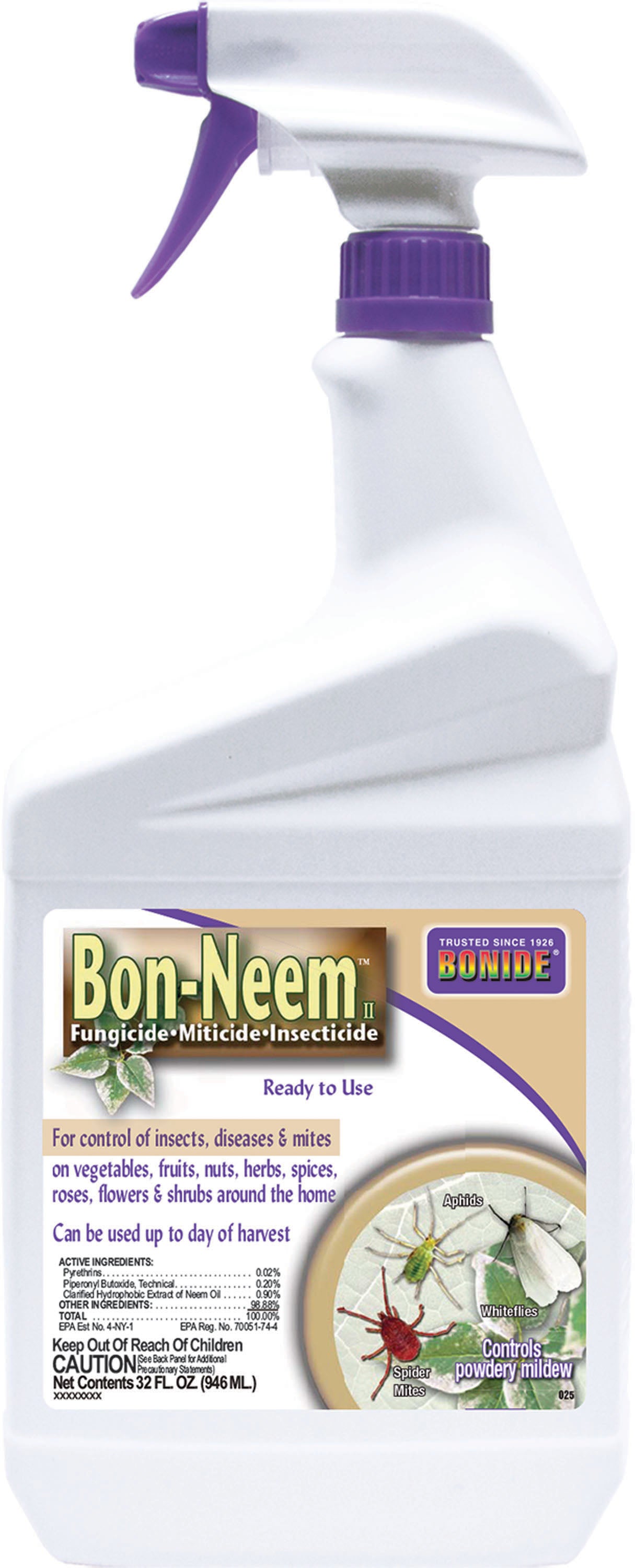 Bonide Bon-Neem Fungicide Miticide Insect Rtu