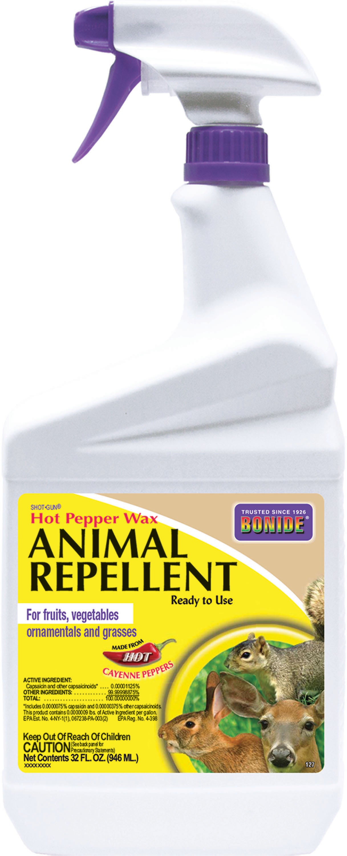 Bonide Hot Pepper Wax Animal Repellent Rtu