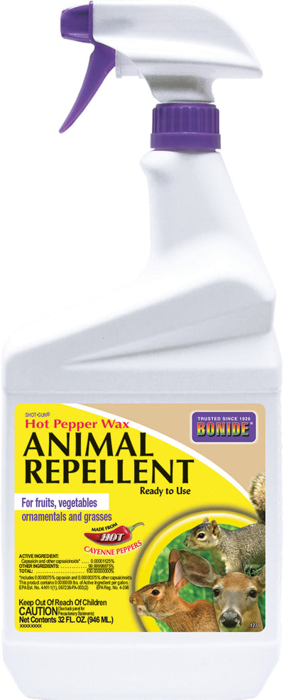 Bonide Hot Pepper Wax Animal Repellent Rtu