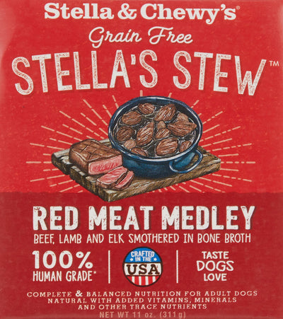 Stella & Chewy's Stella's Stew Red Meat Medley Recipe Wet Dog Food