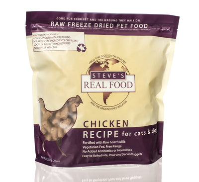 Steve's Real Food Freeze-Dried Raw Nuggets 1.25# (Chicken)