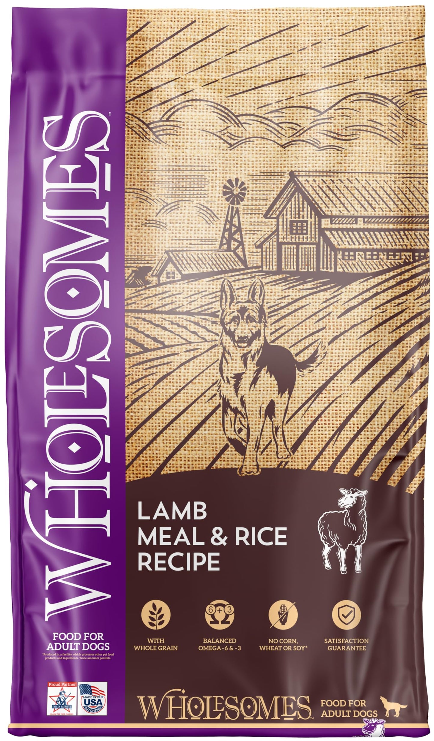 Sportmix Wholesomes With Lamb Meal And Rice Dry Dog Food, 40 Lb.