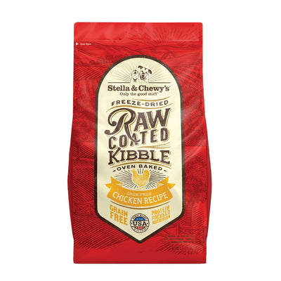 Stella & Chewy's, Raw Coated Kibble Chicken Recipe Dog Food, 22lb