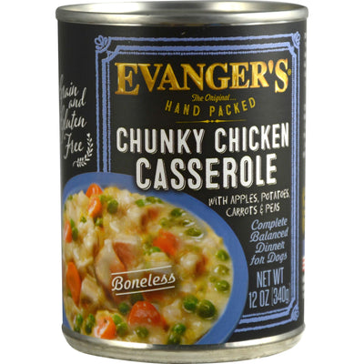 Evanger's Hand Packed Chunky Chicken Casserole for Dogs