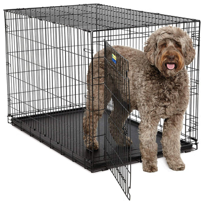 Midwest Products Metal Products 848 Home Training Crate for Dogs, 48", Black