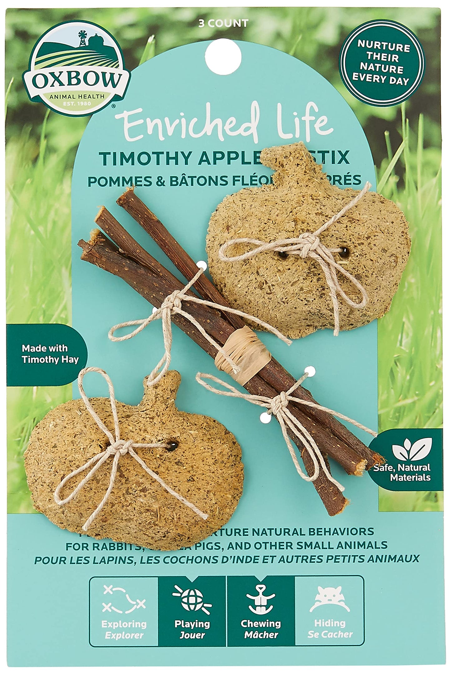 Oxbow Enriched Life Timothy Apples & Stix