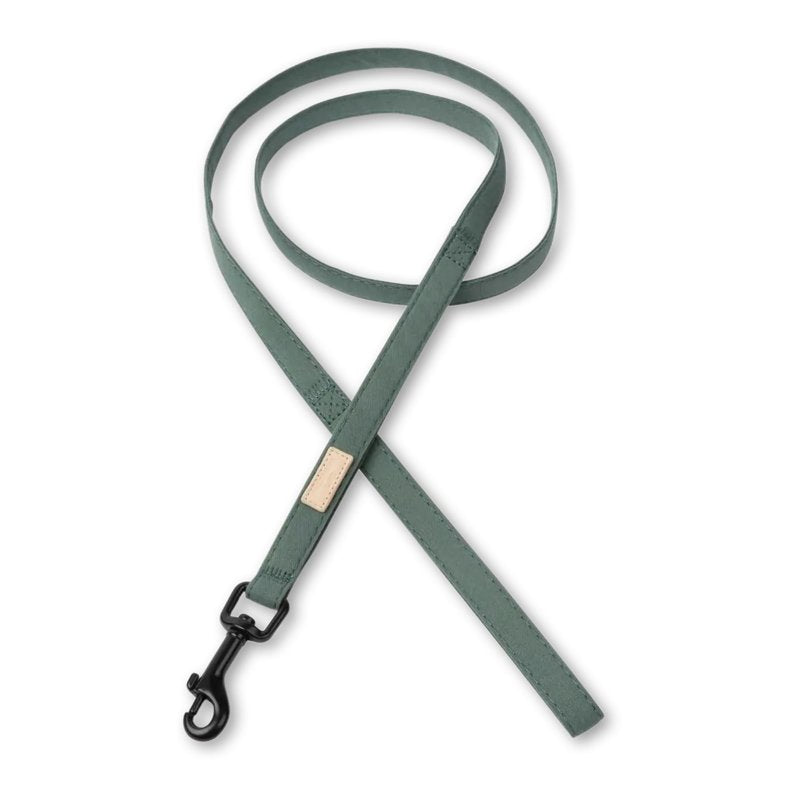 FuzzYard Life Dog Lead | Size S | Stylish Premium Cotton Design in Myrtle Green Perfect for Everyday Walking and Training