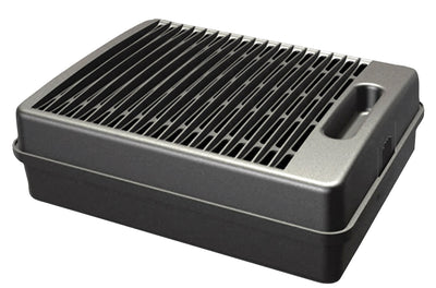 Tetra Pond Submersible Flat Box Filter, 200-2000 GPH, gray close-up of the filter unit