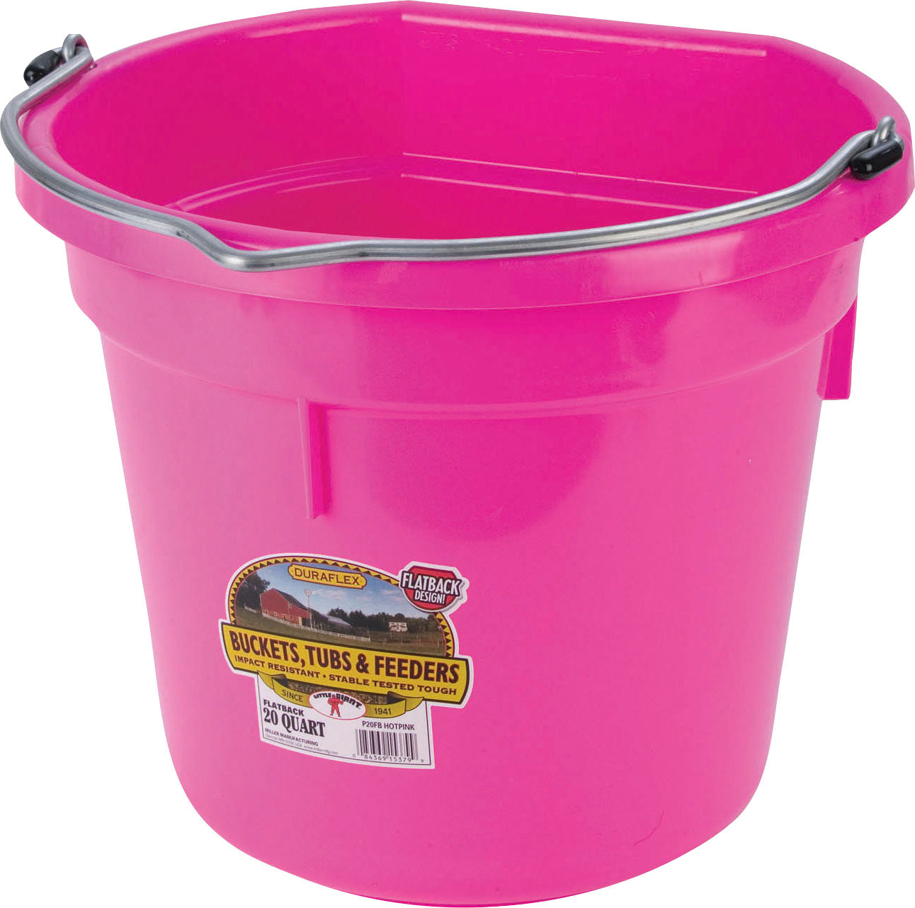 Little Giant Duraflex Plastic Flat Back Bucket