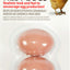Packaged Little Giant Ceramic Nest Eggs, brown, 2-pack in clear plastic blister pack