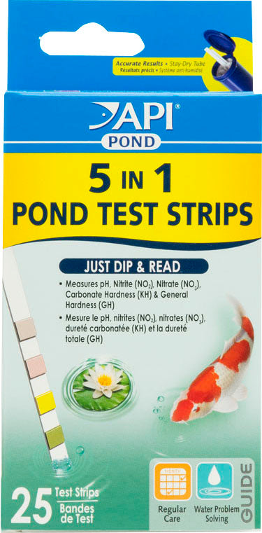 Api Pond 5 In 1  Test Strips
