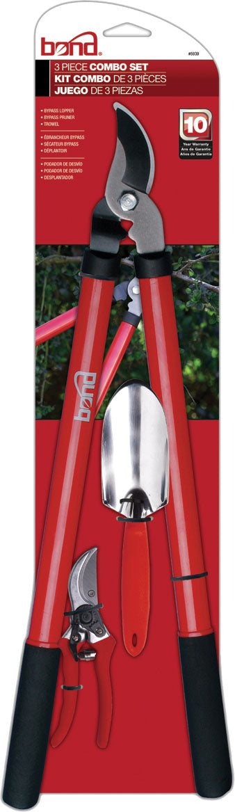 Bond Lopper-Pruner-Trowel Combo Set