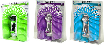 Bloom Self Coiling Hose W/Water Nozzle