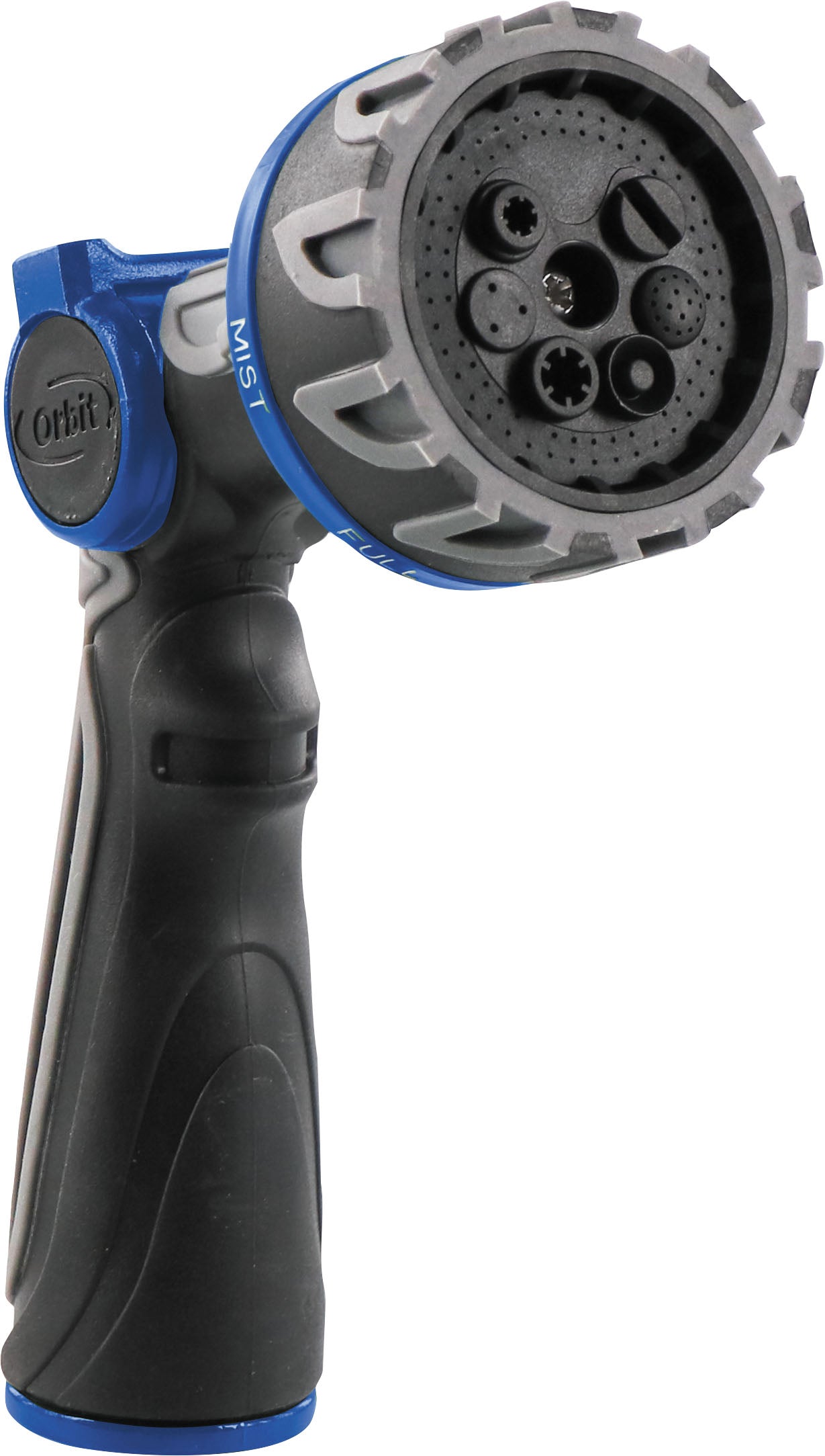 Orbit Q Series 7-Pattern Metal Thumbcontrol Nozzle
