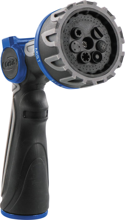 Orbit Q Series 7-Pattern Metal Thumbcontrol Nozzle