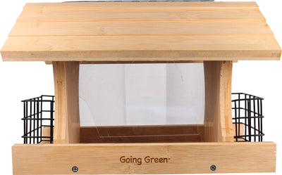 Premium Bamboo Ranch Feeder W/Suet Cages