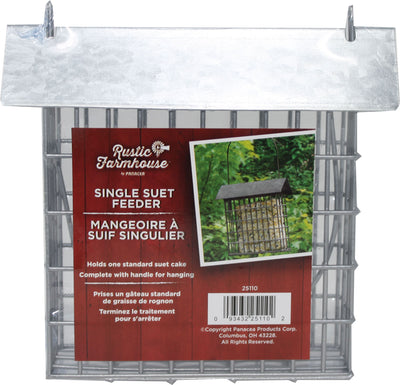 Rustic Farmhouse Single Suet Feeder