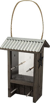 Rustic Farmhouse Finch Feeder (Pack Of 4)