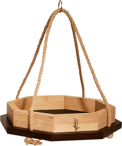 Ultimate Renewable Bamboo Octagon Platform Feeder