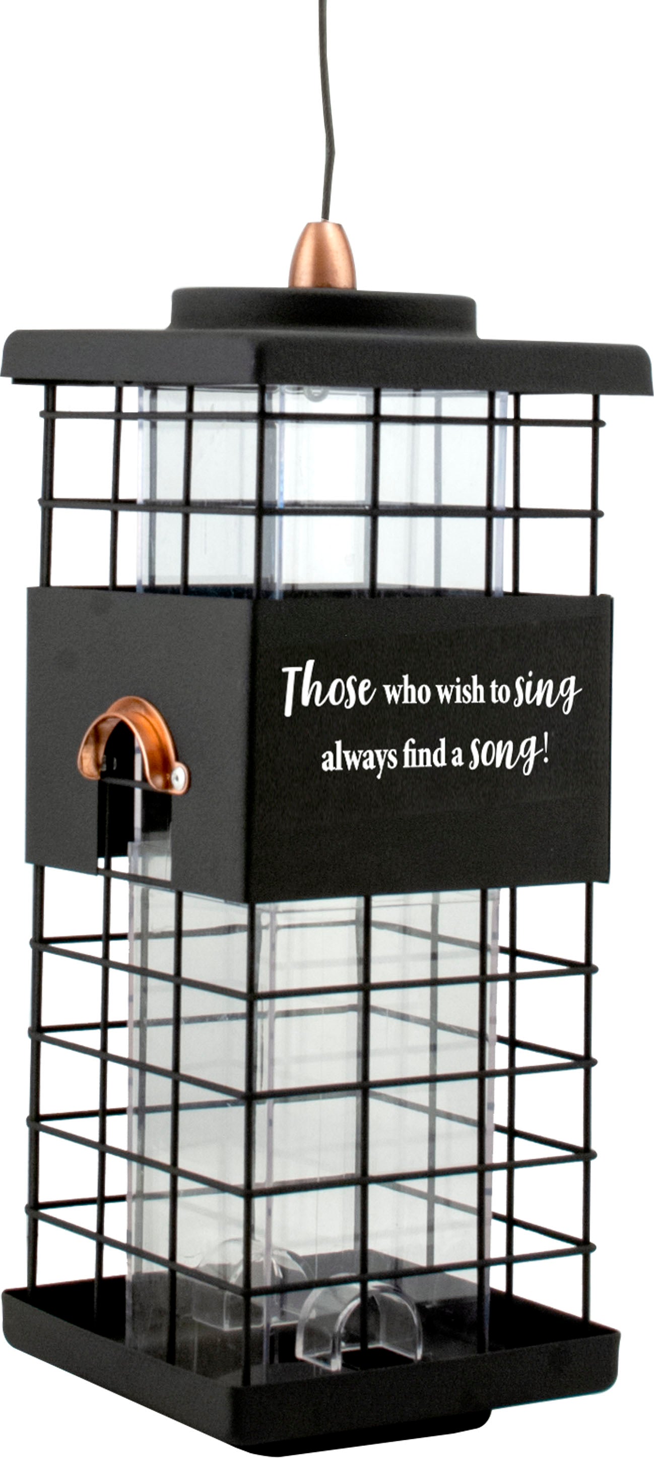 Modern Farmhouse Motivational Seed Feeder