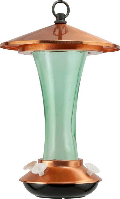 Mid-Century Coppertop Hummingbird Feeder
