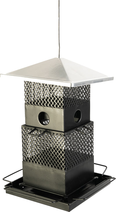 New Age Large Retractable 2-Tier Hopper Feeder