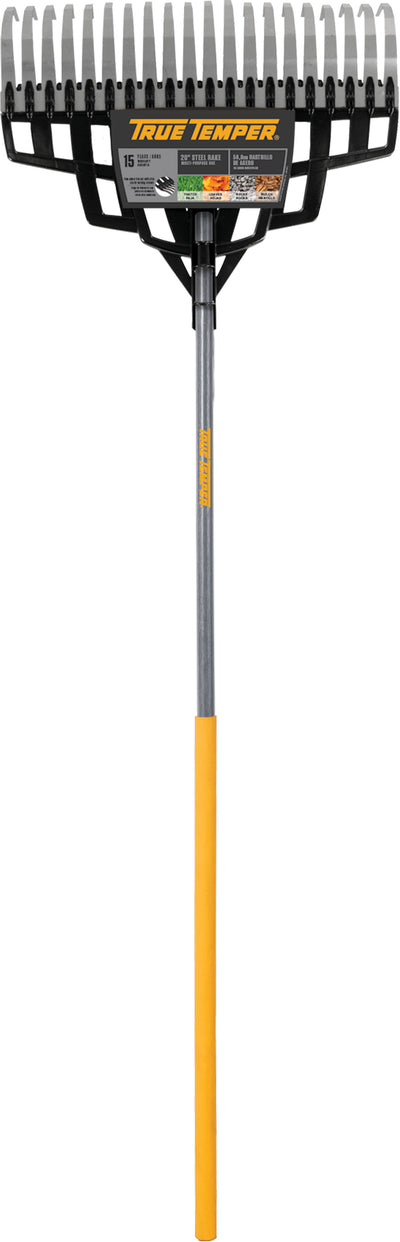 True Temper Multi Purpose Steel Tine Rake