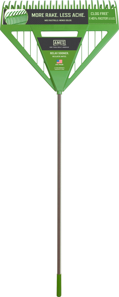 Ames Dual Tine Poly Leaf Rake